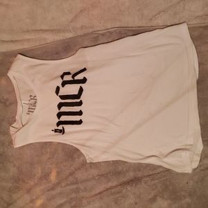 MCR Band Tank, White, M